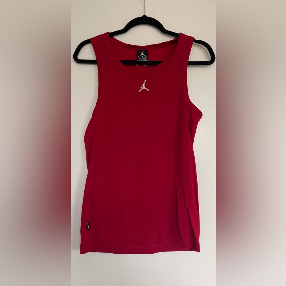 Jordan Women's Red Sleeveless Top